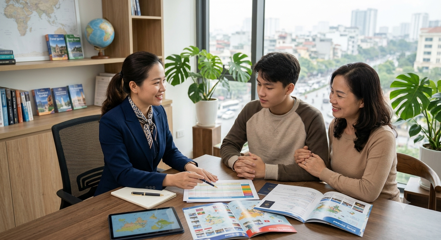 Các khía cạnh quan trọng trong quy trình tư vấn du lịch quốc tế